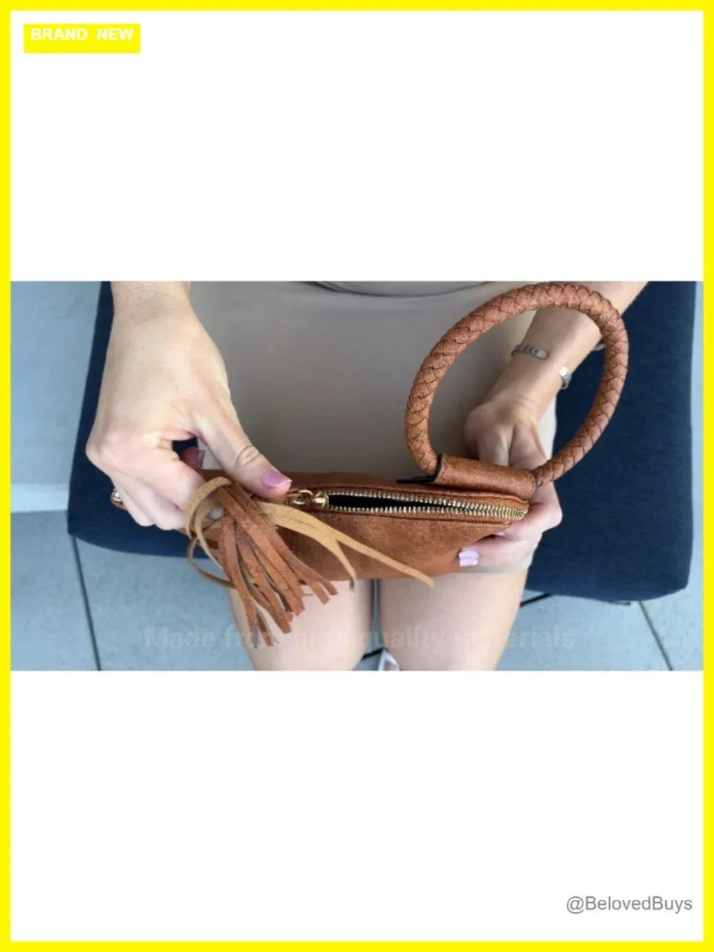 NGIL Faux Leather Mini Wristlet Purse Women's Travel Clutch Bag